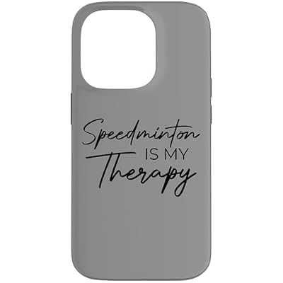 iPhone 14 Pro Speedminton is my therapy Case