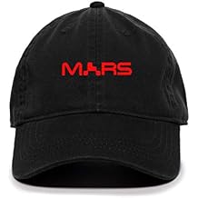 Mars NASA Logo Baseball Cap Embroidered Cotton Adjustable Dad Hat