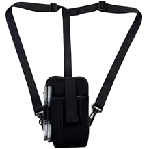 Wanty Barcode Scanner Chest Harness Holster, Mobile Computer Handheld Barcode Scanner Holder Carrying Case Pouch for Symbol, Zebra, USPS, Postal Scanners