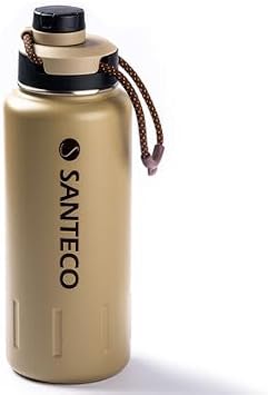 Tantitoni 020-01-HAKİ ÇİFT KATMANLI PASLANMAZ ÇELİK TERMOS SU ŞİŞESİ 950ML