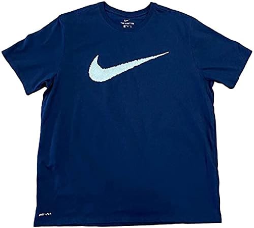 Nike Sportswear Mens Graphic T Shirt ObsidianWhite, Medium