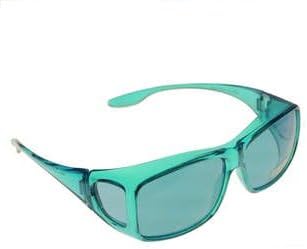 Color Therapy Glasses Fits Over Prescription Glasses (Aqua)