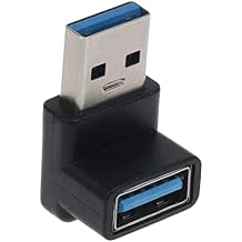 90 Degree USB Coupler USB Female to Male Adapter Gender Changer Cable Extension Connector 1 PC