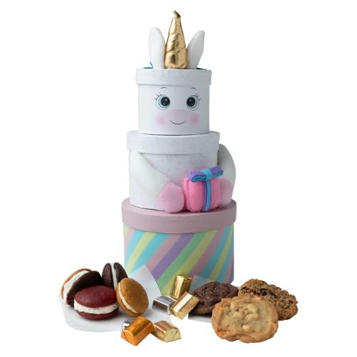 Carolina Cookie Company Unicorn Cookie & Whoopie Pie Gift Set 18-Pack with Hard Candy Treats | Cookie Gift for All Ages, Birthdays & Corporate Gifting