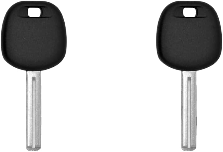 Replacement Transponder Ignition Car Key for Scion tC 10 Series 2014-2015 Part Number TOY48H TOY52H Chip ID Texas ID 4D H Chip Pack of 2