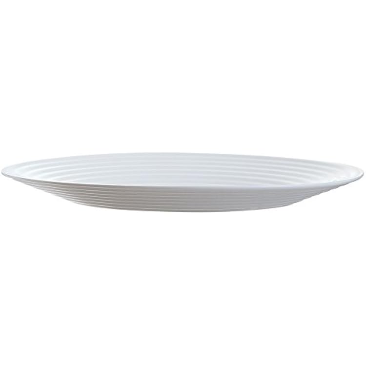 Luminarc Harena Plates, Glass, 25 cm, White - 1 Unit
