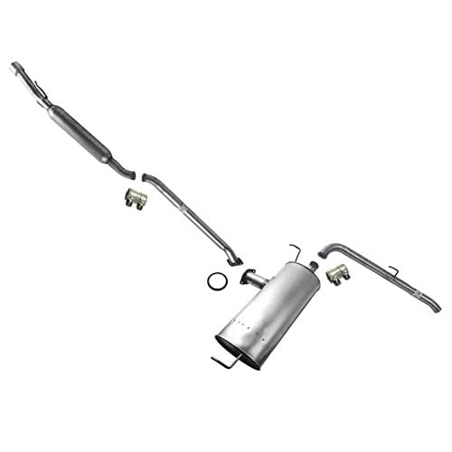 Mac Auto Parts Rear Resonator & Muffler WTail Pipe Kit Replacement For Toyota Sienna 07-10 Front Wheel Drive