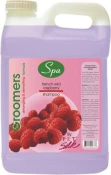 Pet Silk Spa Groomers Shampoo, Raspberry, 2.5-Gallon
