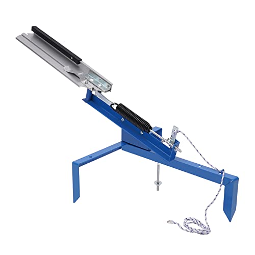 YIYIBYUS Manual Clay Pigeon Thrower with Foot Holder,Manual Trap Launcher Clay Pigeon Target Thrower,Skeet Launcher Machine with Adjustable Angle for Clay Shooting and Target Training