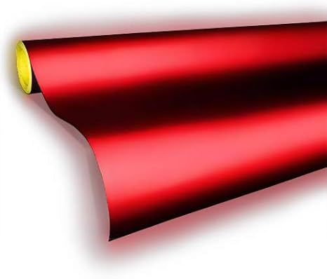 Reflective Adhesive Craft Vinyl Sheet 12" x 24" for Silhouette, Cricut and Cameo (Red Reflective 2-Roll Pack)