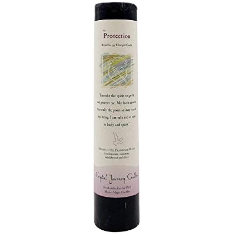 CRYSTAL JOURNEY Candle Pillar-Protection, 1 EA