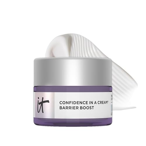 IT Cosmetics Confidence in a Cream Barrier Boost - Skin Barrier Repair Daily Face Moisturizer - Clinically Smoother, Softer Skin After 1 Use - Fragrance-Free, 100HR Hydration with Ceramide