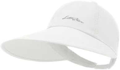 Sun Hats for Women Outdoor Wide Brim UV Protection Hollow Top Summer Beach Packable Visor with Ponytail-Hole
