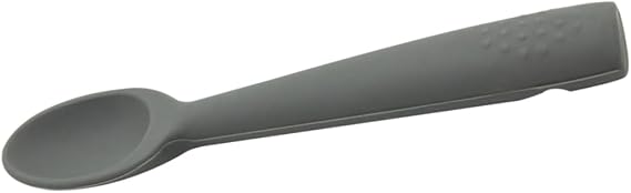 Babyjem Silikon Kaşık (Gri)