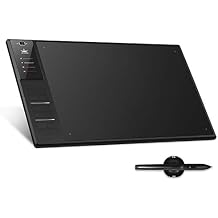 HUION Inspiroy Giano G930L Wireless Graphics Drawing Tablet with Smart Mini LCD Screen and PW517 8192 Levels Pressure Battery-Free Stylus, 13.6 inches Bluetooth Digital Pen Tablet