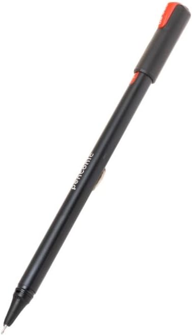 Pentonic LINC Retractable and Refillable Gel Pens, Smooth and Precise Triggering, Tip Diameter 0.6 mm, Red, School and Office, Pack of 12