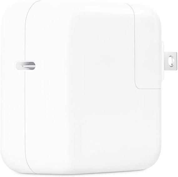 Apple 30W USB-C Power Adapter: Fast and Convenient Charging, Type C Wall Charger