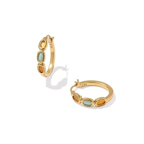 Kendra Scott Mini Elisa Hoop Earrings, Fashion Jewelry for Women