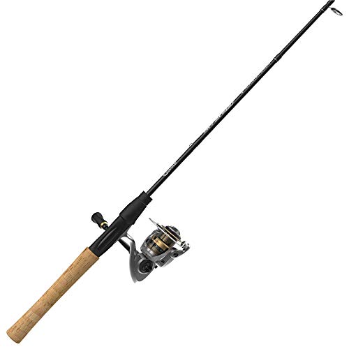 Quantum Strategy Spinning Reel and Fishing Rod Combo, Graphite Rod with Cork Handle, Continuous Anti-Reverse Clutch Fishing Reel