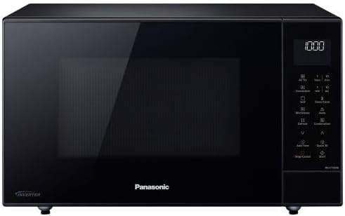 Panasonic NN-CT56RBBPQ 27L Inverter Combi Microwave with Grill, Oven and Air Fry, Black, 1000W