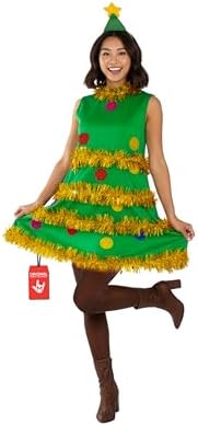 fun shack Christmas Tree Dress Women, Christmas Costumes For Women, Xmas Tree Dress, Fun Costumes for Woman
