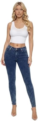 Lexi Womens Super Comfy Stretch Denim Skinny Jeans
