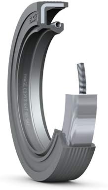40X62X7 HMSA10 RG Double Lip Oil Seal - Solid, 40 mm Shaft, 62 mm OD, 7 mm Width, HMSA10 Design, Nitrile Rubber (NBR) Lip Material
