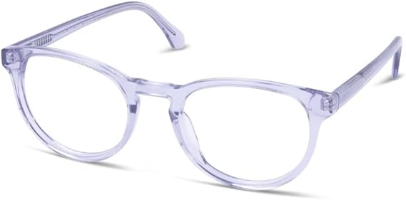 XPL New SUCCESS Crystal Lilac AKIKO Eyeglasses 49mm with Case and Cloth