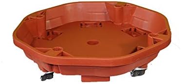Mr. Stacky New Roller Tray - 18inch - 6 Casters - Terracotta Color...