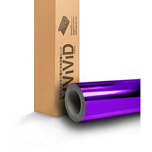VViViD Purple Mirror Chrome Cast Vinyl Wrap 10ft x 5ft