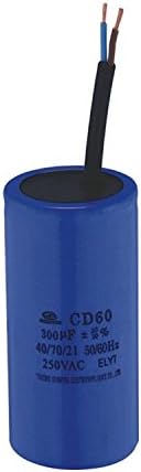 Capacitor US 450VAC 300uF Appliance Motor Start Run CD60
