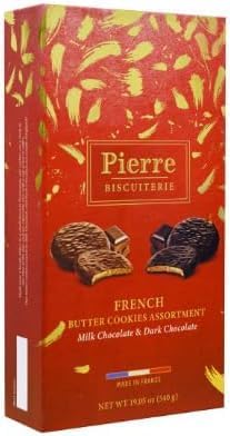Pierre Biscuiterie French Butter Cookies Holiday Assortment, 540g - By Shop 4 Less