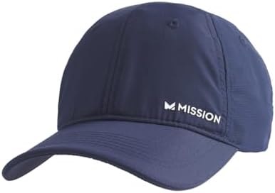 MISSION Cooling UPF Performance Hat - Unisex Cap for Workouts, Golf & Running - Sweat & Water Activated Technology