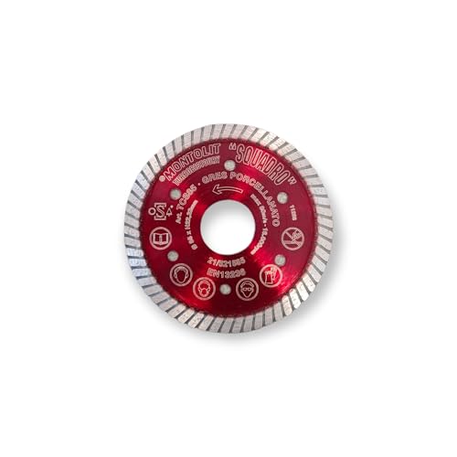Montolit 3-38 Red Line SQUADRO Small Diameter Dry Use Diamond Blade