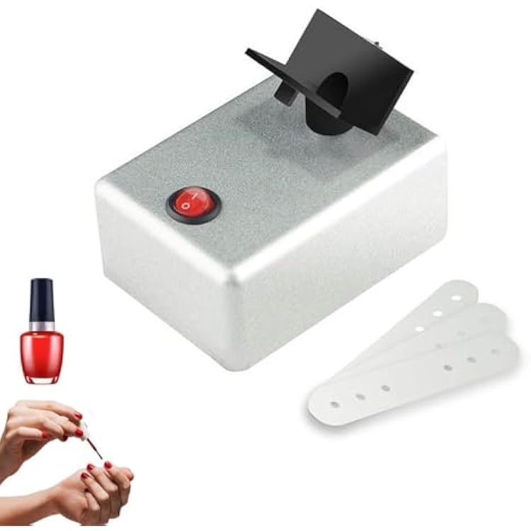 Nail Polish Shaker Machine, Nail Lacquer Shaker, Nail Gel Polish Mixer, Model Paints Shaker Vibrating Screen 3200 ShakesMin Lash Varnish Bottle Glue Shaking Machine for Nail Art Tattoo Ink
