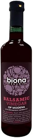 Biona Organic Balsamic Vinegar- Aceto Balsamico di Modena Aged in Oak Casks 500ml