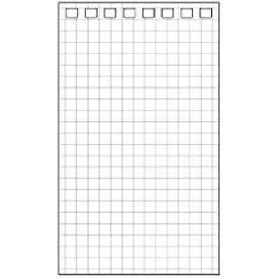 Lihit Lab N1660S Leaf for Twist Ring Notebook, Memo Size, 8 Holes, 1 Pair = 40 Sheets