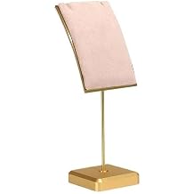 Jewelry Rack Necklace Jewelry Display Rack Pendant Store Window Display Props Display Rack Metal Display Stand Jewelry Hanger(Pink,Large)