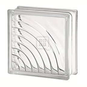 7.5 x 7.5 x 3 Basic Midarc Glass Block