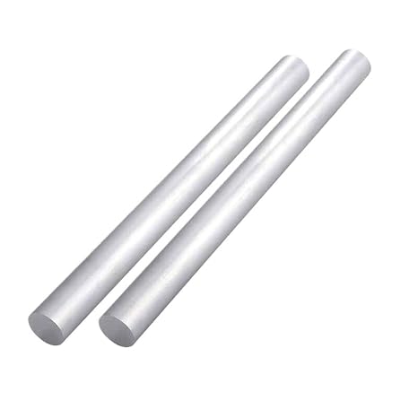 6061 Aluminum Round Bar, Diameter 3mm to 6mm Aluminum Brazing Rods, Length 230mm to 500mm Aluminum Pole 5pcs(3x330mm)
