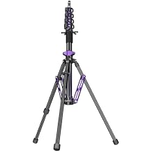 FreeSea Photography Aluminum Light Stand 83in/210cm, Travel Tripod with 20" Folded Size, Professional Studio Light Stand, Quick Flip Locks for Studio, Outdoor Video Light, Ring Light, Softbox