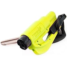 resqme 98730 2-in-1 Safety Tool in Keyring, Yellow 1 Unit