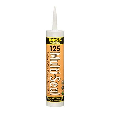 125-12501 Metal Roofing Sealant, White - 10 oz - Pack of 12