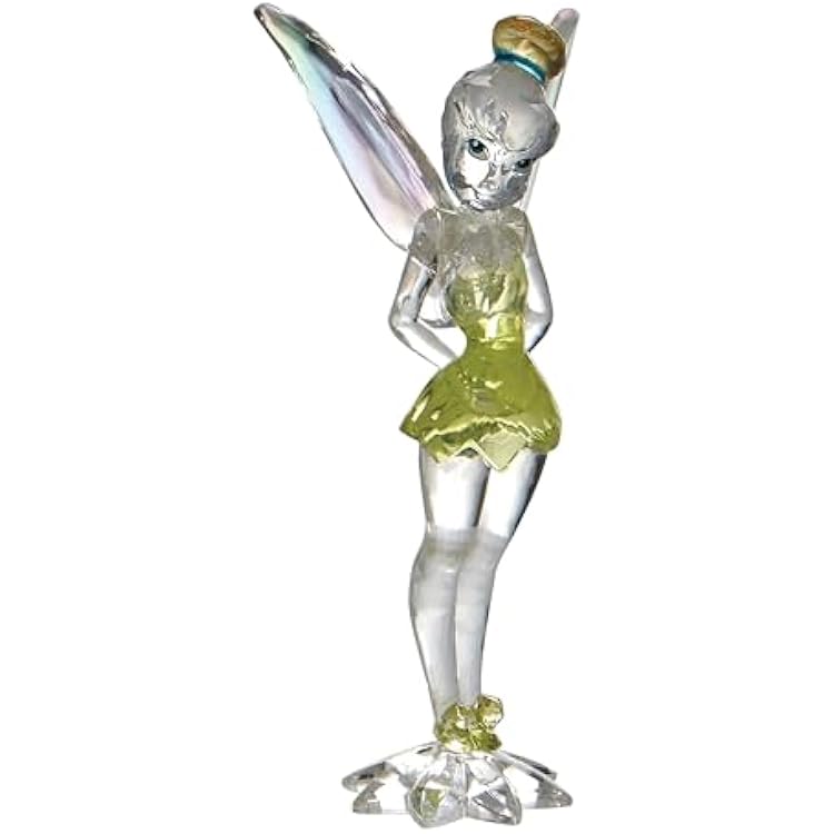 Enesco Facets Disney Tinker Bell Standing Pose Figurine, 4 Inch, Multicolor