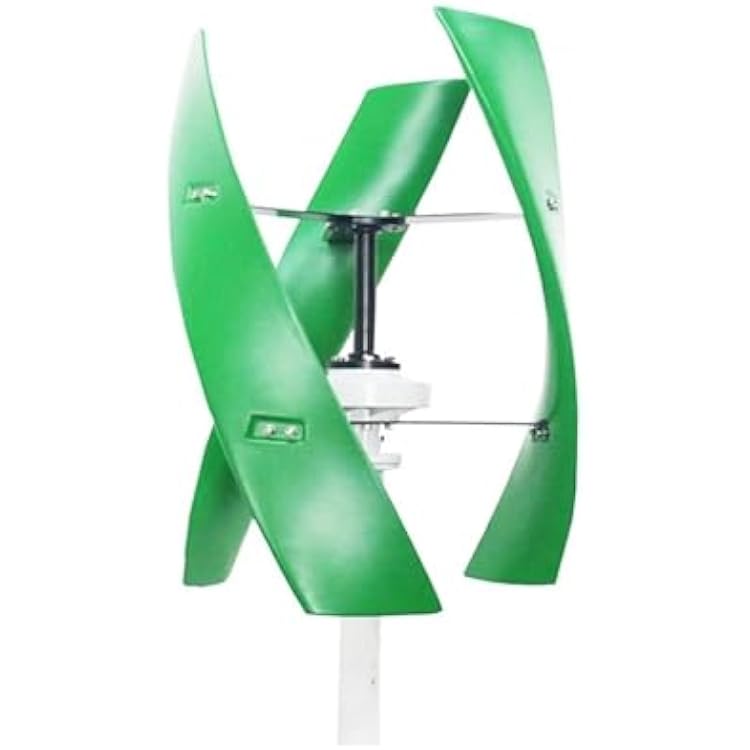 AGAGA Wind Turbine Generator 10KW Vertical Wind Turbine Generator for Home 10000W 12V 24V 48V Low Noise Free Energry Windmill Low Wind Speed Starting Wind Turbines Wind PowerGreen,48V_10KW