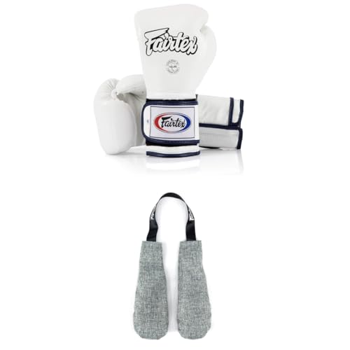 Fairtex BGV9 Boxing Gloves with Deodorizer Inserts | Mexican Style Glove for Hard Hitters  Odor & Moisture Absorber for Boxing, MMA, Muay Thai | Perfect Bundle for Clean & Durable Gear
