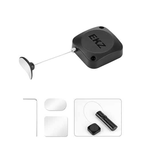 Retractable Remote Control Tether Lock: 7.5 ft Upgraded Pulling Force Security Lanyard Lock with Adjustable Cable Leash Length Clasp for TV Remote Control, Gaming Controller, Tablets Showroom | 1 Pc