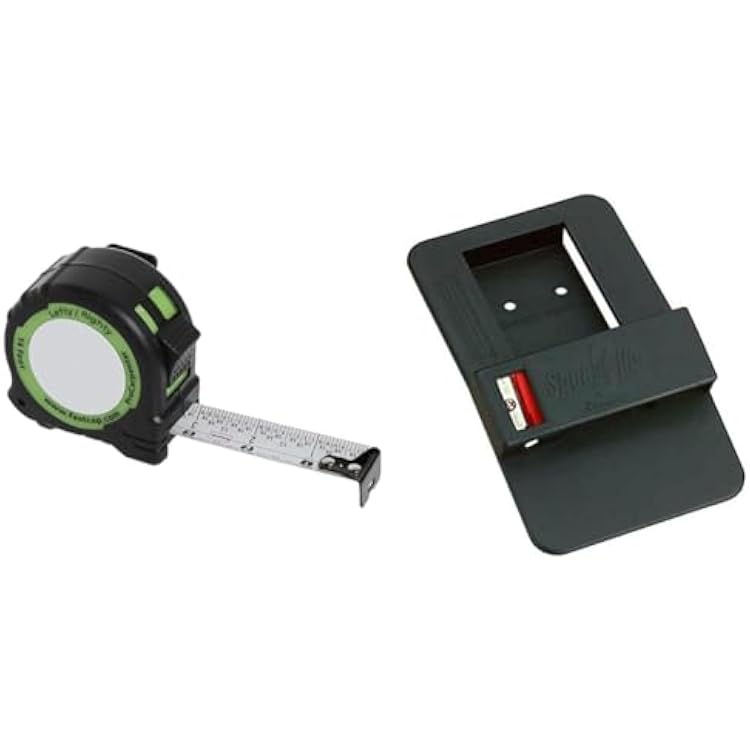 FastCap 16 Reverse Measuring Tape, Speed Clip Tape Measure Belt Clip and Pencil Holder