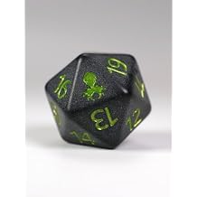 Slate: Green Matte Spindown D20 by Kraken Dice