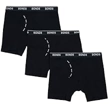 Bonds Men's Underwear Boxer Briefs Pack, Guyfront Men's Boxer Briefs, Mid-Length Underwear for Men, Viscose/Bamboo